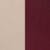 Beige and Dark Red